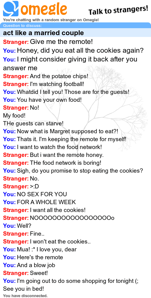 Omegle married Omegle married